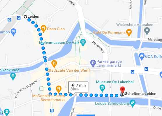 How to walk to Scheltema